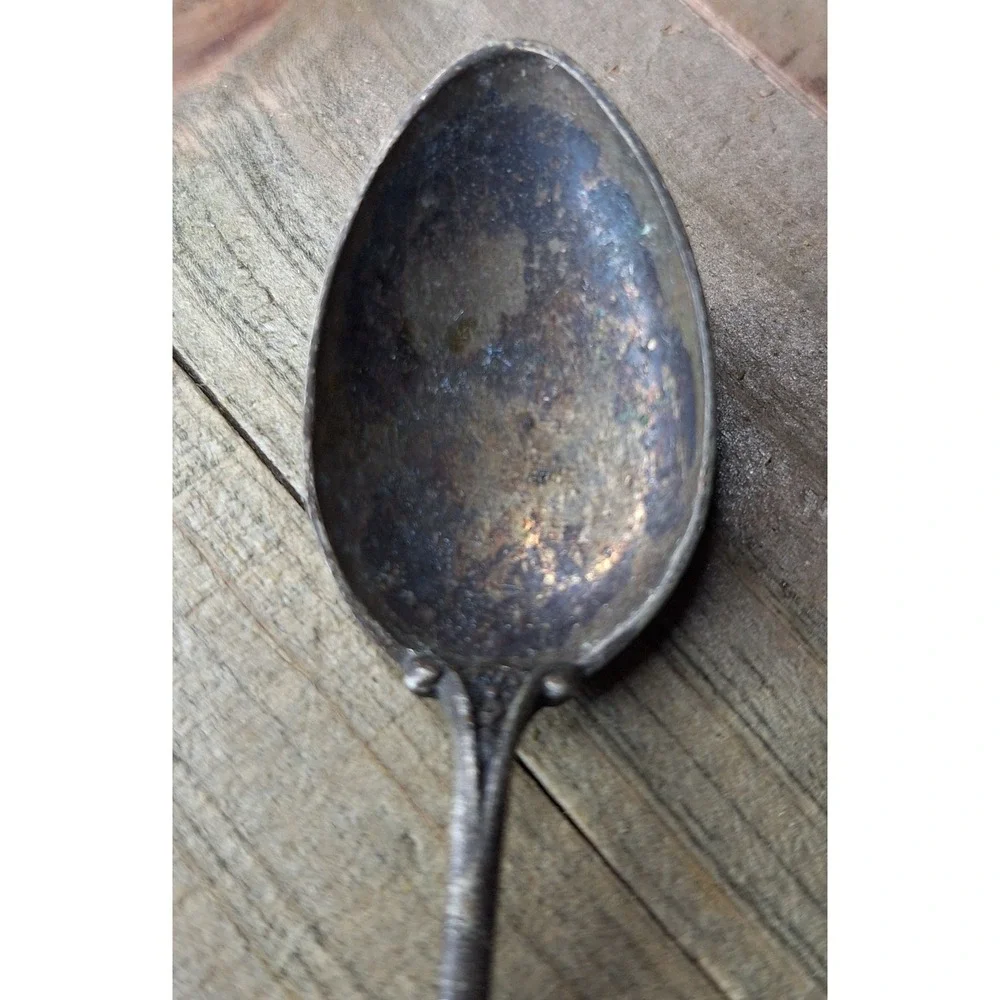Vintage Rothesay Scotland Souvenir Spoon Enamel Coat of Arms‎ Crest Antique